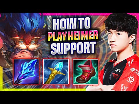 LEARN HOW TO PLAY HEIMERDINGER SUPPORT LIKE A PRO! - T1 Keria Plays Heimerdinger Support vs Pyke! |
