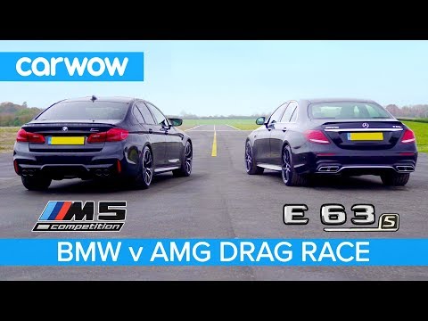 BMW M5 Competition vs Mercedes-AMG E 63 S - DRAG RACE, ROLLING RACE & BRAKE TEST