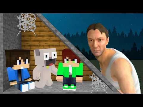 GONOSZ APA BEZÁRTA BABA DANIT ÉS KIIST A PINCÉBE A MINECRAFTBAN! (SEGITSÉG)