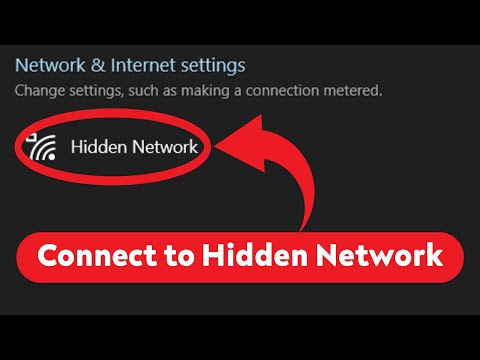 How to Connect to Hidden Network Windows 10