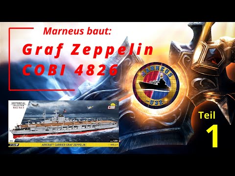 Marneus baut - COBI 4826 - Folge 1 - Flugzeugträger Graf Zeppelin