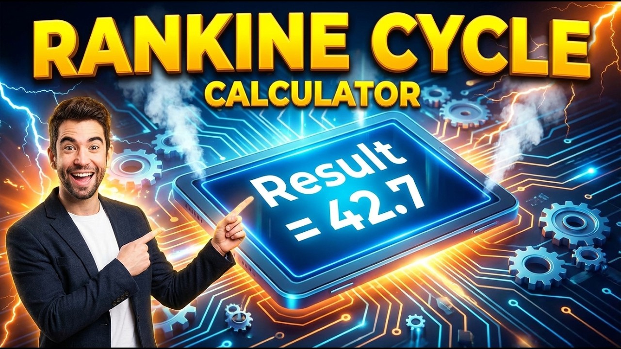Rankine Cycle Interactive Calculator