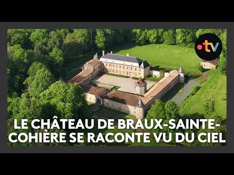 Drone History: Braux-Sainte-Cohière Castle from the Sky
