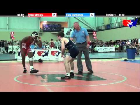 Ryan Mosley vs. Nick Dardanes at 2013 ASICS University Nationals - FS