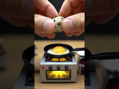 The World's Tiniest Breakfast! 🍳 Mini Cooking ASMR