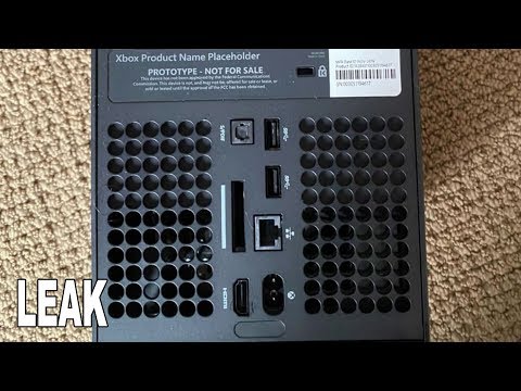 Xbox Series X Prototype Rear Leaked
