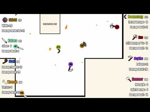 Weapon Ball BATTLE ROYALE #9 feat. Axe 🪓 & Boomerang 🪃