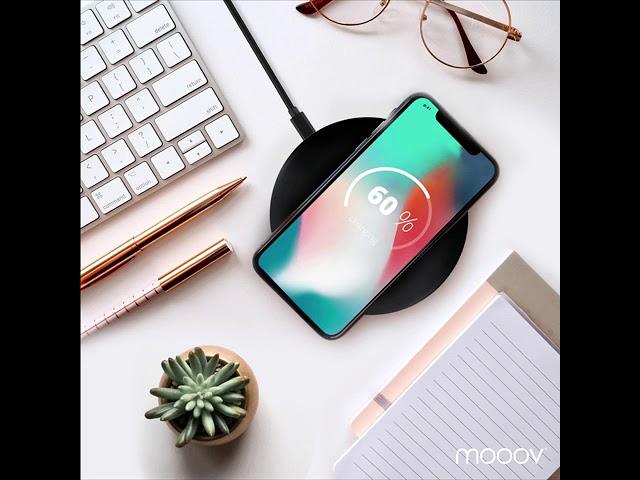 Mooov Cargador Inalámbrico 10W Negro video