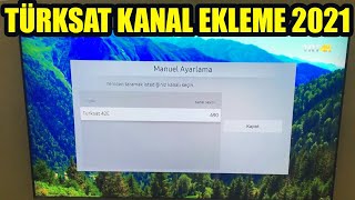 SAMSUNG TV DAHİLİ UYDU YENİ KANAL EKLEME (OTOMA