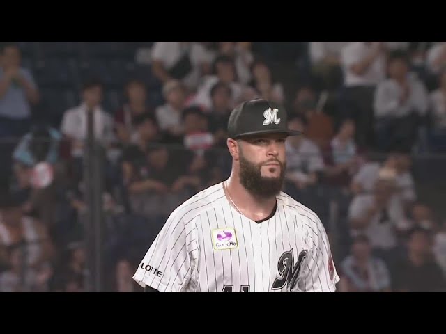 【5回表】来日初勝利!! マリーンズ・カイケル 安定感のある投球で5回を1失点に抑える!!  2024年9月5日 千葉ロッテマリーンズ 対 東北楽天ゴールデンイーグルス