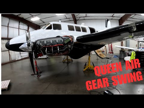 Beech Queen Air Gear Swing Inspection