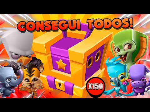 ABRINDO mais de 100 BAÚS LENDÁRIOS e Liberando TODOS os PERSONAGENS ZOOBA