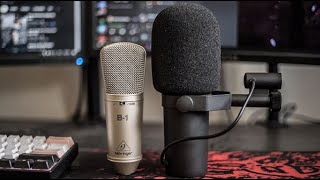 Video thumbnail for Shure SM7B vs Behringer B1 Microphone Comparison! by Tech Raccoon
