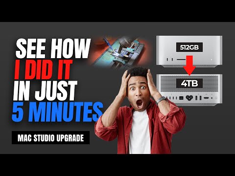 Watch Me Upgrade My Mac Studio from 512GB to a Massive 4TB