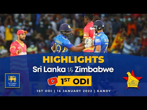 1st ODI Highlights | Sri Lanka vs Zimbabwe 2022