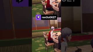 隣のイケメンが勉強中に空気椅子をしていて集中できない | ren0o0627 (#Twitch)
