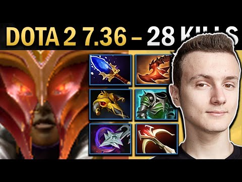 Legion Commander Dota 7.36 Miracle with 28 Kills and Daedalus - TI13