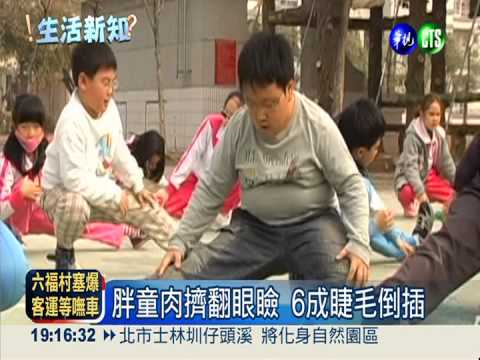 太胖傷視力?! 肉擠睫毛倒插刺眼