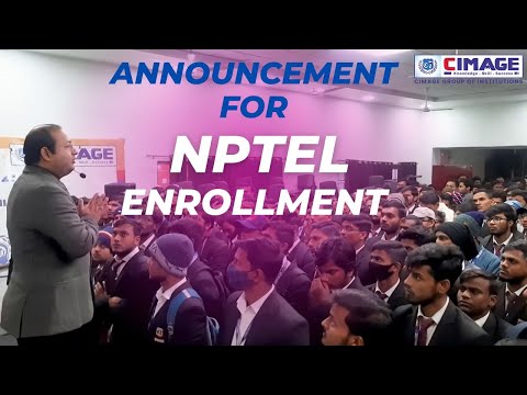 Director Sir Addressing to Students for Enrollment in NPTEL Courses