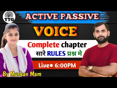 Active and Passive Voice | English Grammar  | Practice Set Full Concept | Rules | Trick | By Muskan