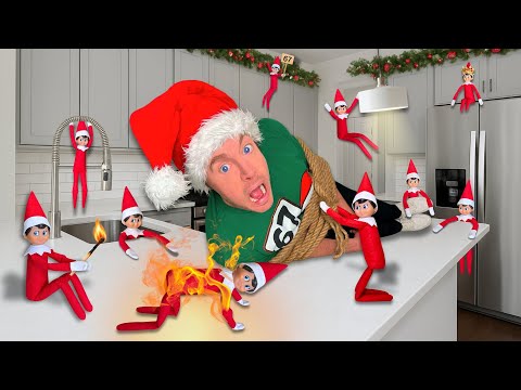 I Brought 10 ELVES ON A SHELF Into Our HAUNTED HOUSE!