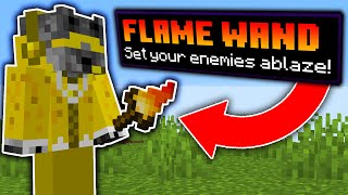 Minecraft Manhunt, But I Can Craft Custom Wands...