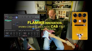 Video thumbnail for Flamma: CAB FS07 - Stereo Cabinets Simulator by Brett Kingman