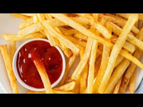 Fries in a special way and in only 30 sec😯🔥| delicious food recipes | food challenge | ASMR