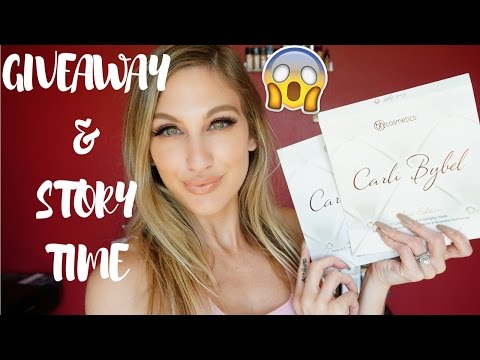 CARLI BYBEL X BH COSMETICS DELUXE PALETTE │ GIVEAWAY & STORY TIME