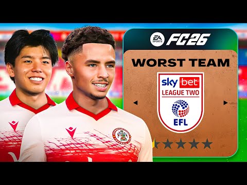 The WORST Team In ENGLAND... I tried to rebuild it