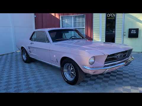 1967 Ford Mustang Coupe Dusk Rose Pink, 289 Sprint Package, well optioned  @AutoWorldConway