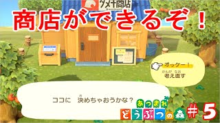 ようやくたぬき商店が建つぞ！【あつ森part5】