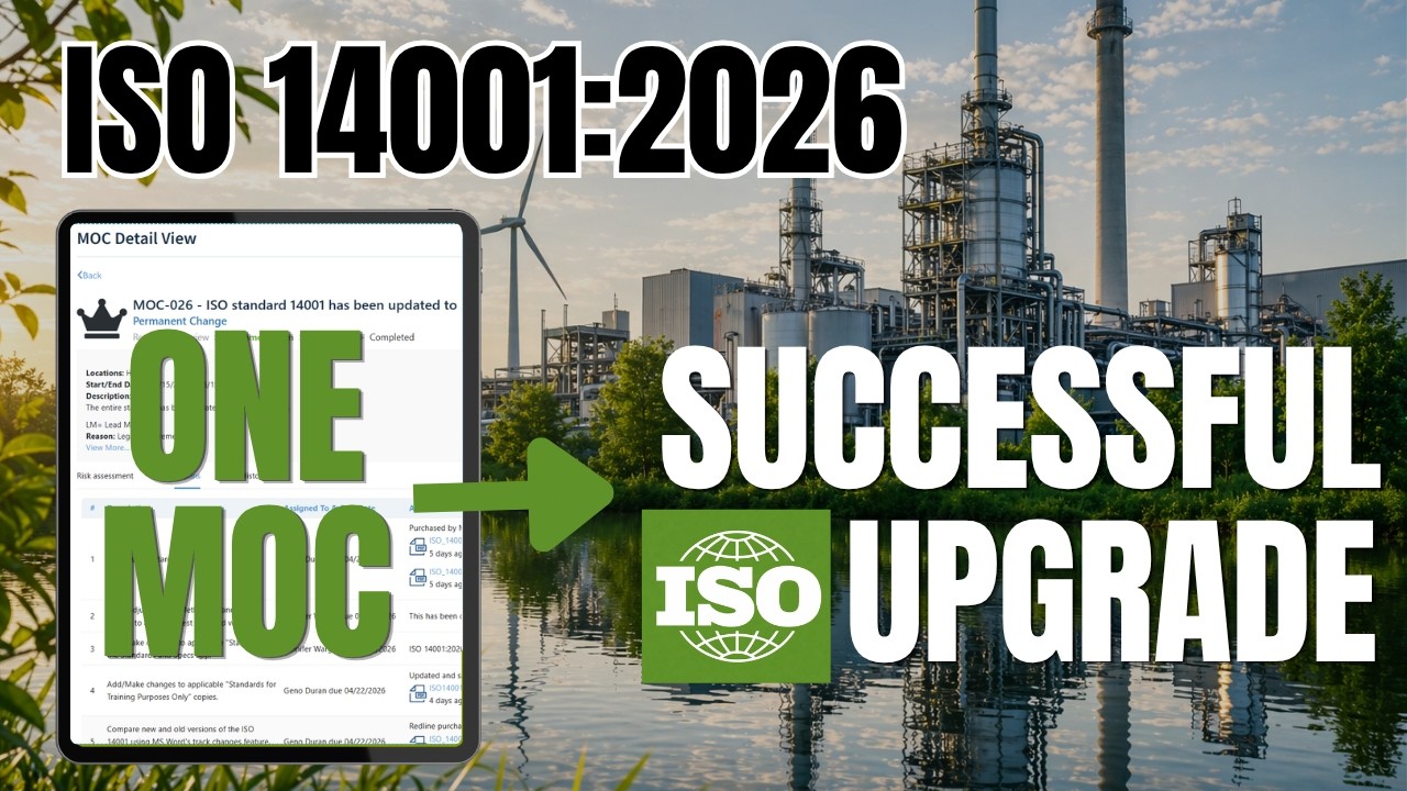 ISO 14001:2026 Update Without MOC? You're Doing It Wrong