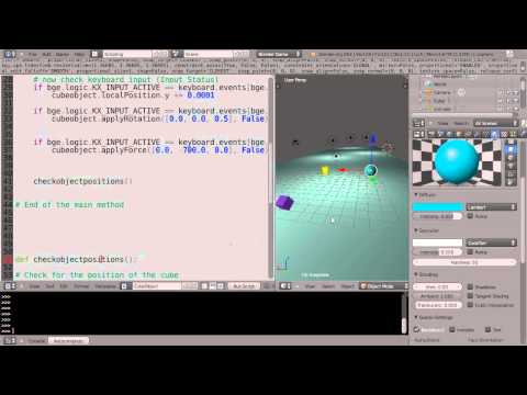 Blender 2 6 Tutorial Python Game Engine Programming Part 6