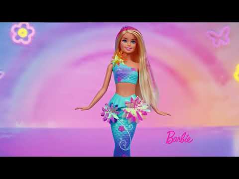 Šviesiaplaukė undinėlė Mattel Barbie Dreamtopia Blooming Magic (JDM72) video