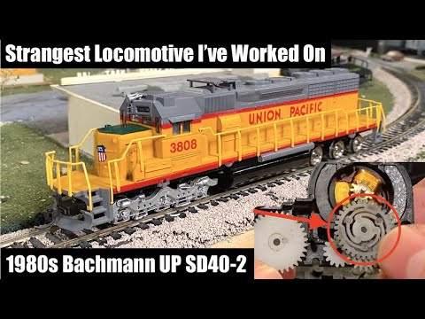 One of the Strangest Locomotives I've worked on - 1980s Bachmann UP SD40-2