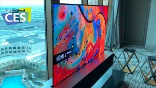 CES 2019 - LG zeigt den rollbaren Signature OLED R