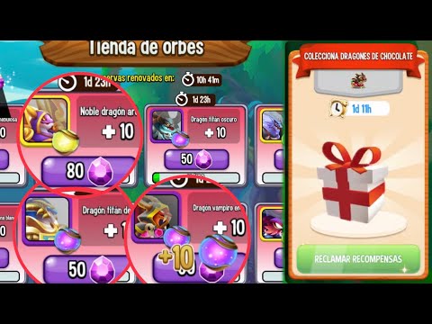 OFERTAS FESTIVAS: Tienda de Orbes + Colección de Dragones de Chocolate (18/18) ~ Dragon City