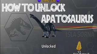 LEGO Jurassic World - How to Unlock Apatosaurus