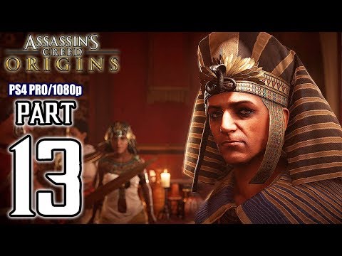 Assassins Creed ORIGINS Walkthrough PART 13 (PS4 Pro) No Commentary @ 1080p HD ✔