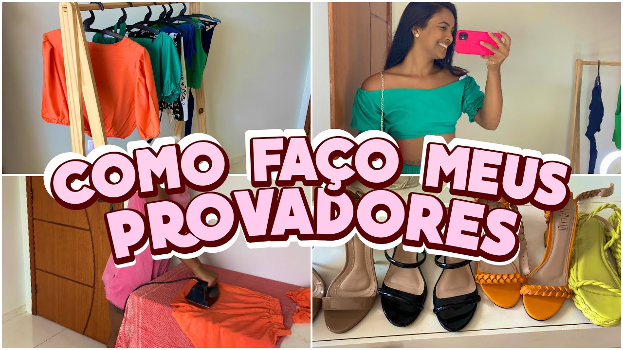 COMO FAÇO MEUS PROVADORES EM CASA | DICAS + IDEIAS   #provador2021 #dicasinstagram #estefinypacheco