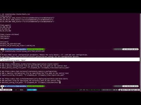 rancherfederal/rke2-ansible demo