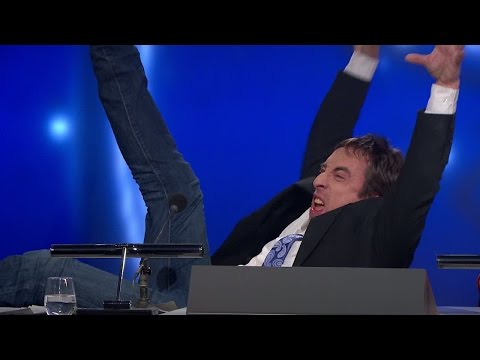 Per Andersson framför musikalen om Donald Trump - Parlamentet (TV4)