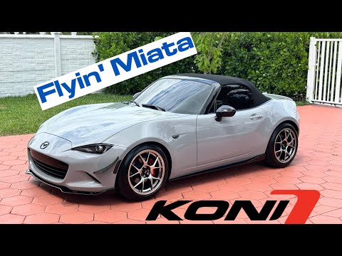 Mazda MX5 ND3 Koni shocks and Flyin Miata Springs Suspesion
