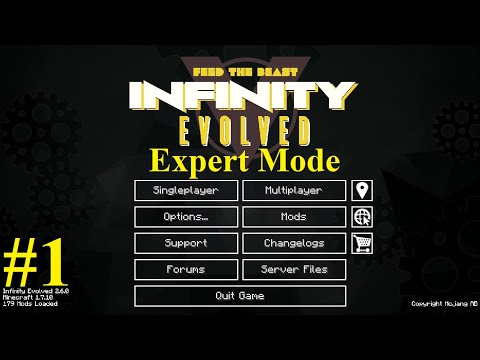 Feed The Beast - Infinity Evolved Let's Play, Expert Mode Ep 01