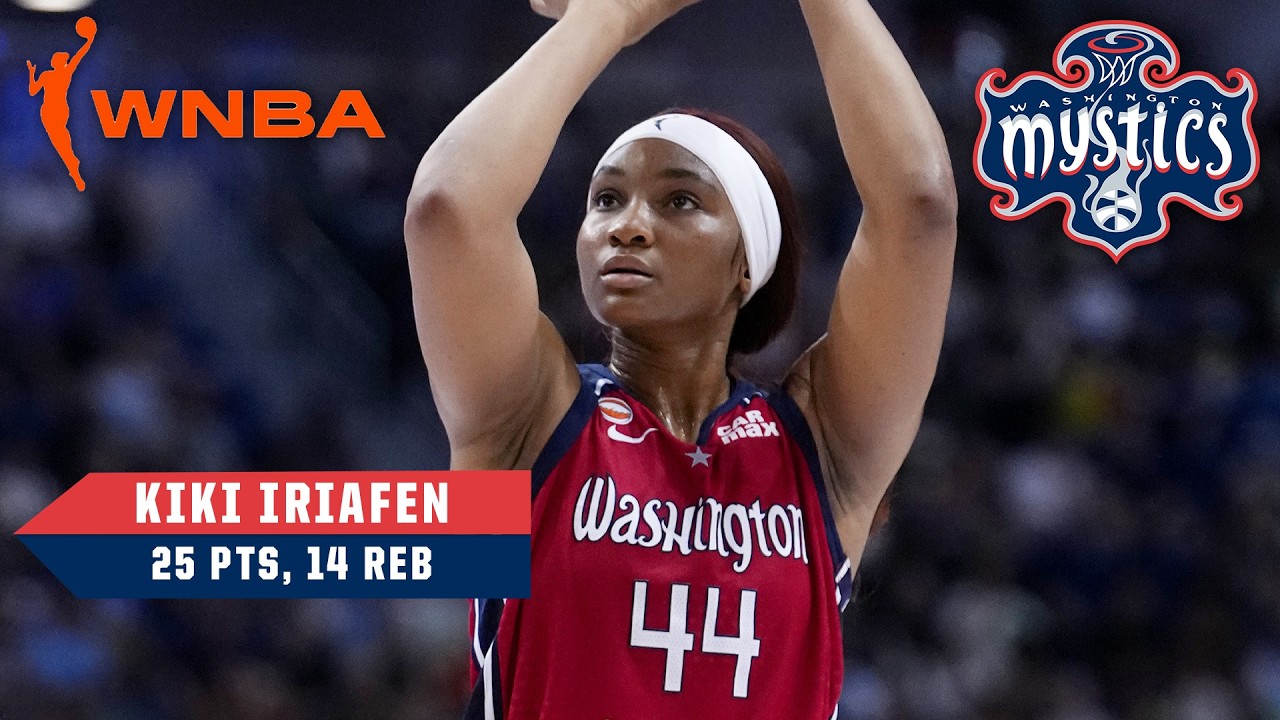 Kiki Iriafen DOMINATES in Mystics win vs. Tempo 🔥 | WNBA on ESPN