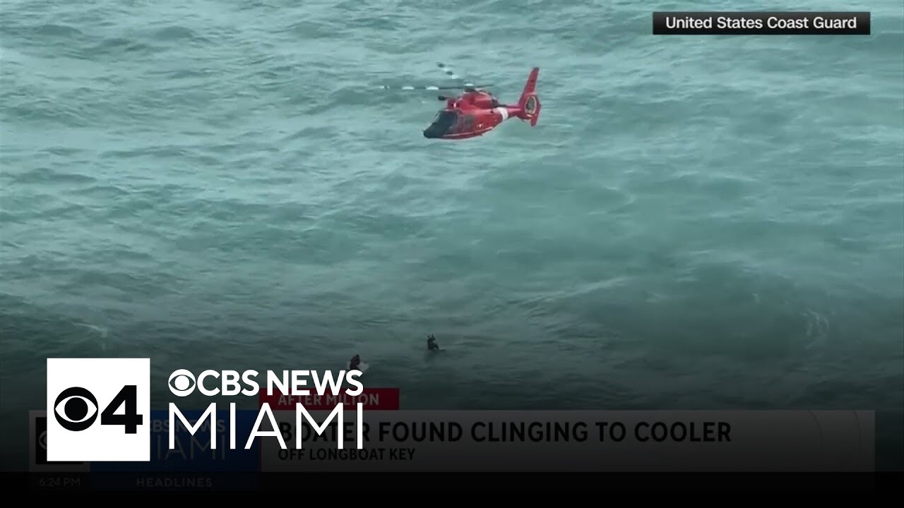 Boater found off Longboat Key found clinging to cooler