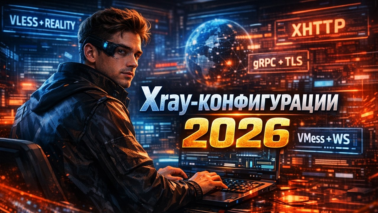 Самые популярные Xray‑конфигурации 2026 года:REALITY, XHTTP, gRPC