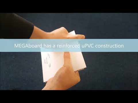Testing MEGAboard 1 meter wide PVC bathroom wall boards