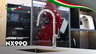 VÒI RỬA BÁT DÂY RÚT NOBINOX ADORA NX990 video 1